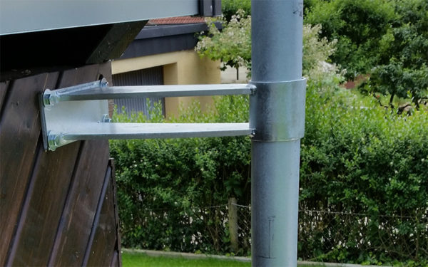 sonnensegel an wand befestigen