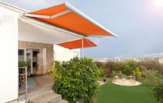 Reflexa Gelenkarmmarkise Balkoness Orange