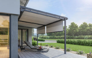 Reflexa Wintergartenmarkise LifeSmall Zip Terrasse