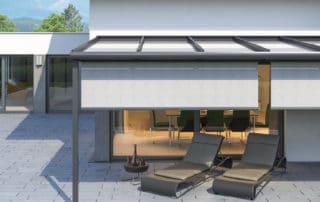 Reflexa Wintergartenmarkise LifeSmall Zip Frontansicht
