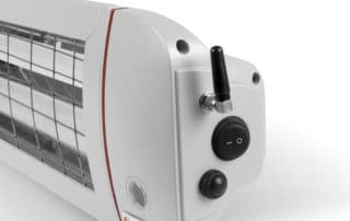 Heizstrahler Gewerbe 2800 Watt mit App Steuerung Detail 2