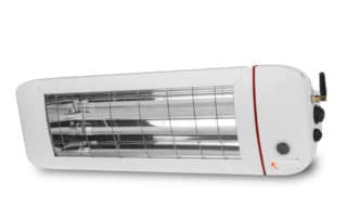 Terrassenheizstrahler mit App 2000 Watt weisses Licht